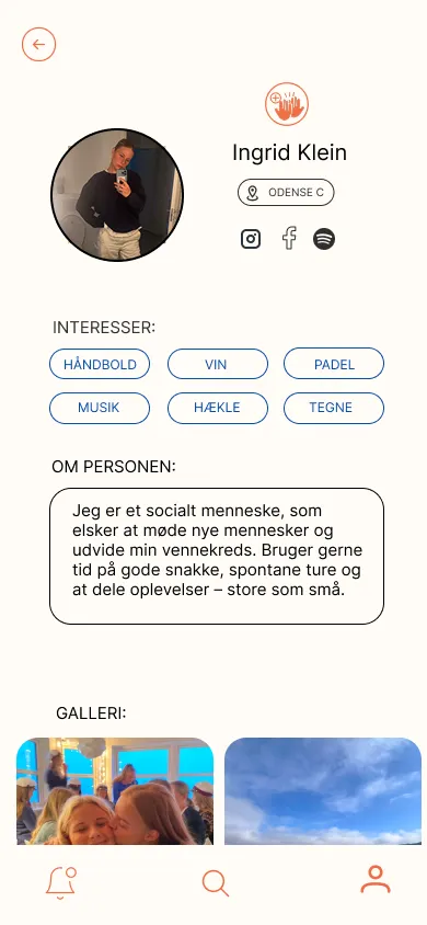 Friend Finder – skærm 5